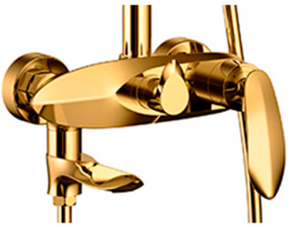 Душевая система Grocenberg GB7001 Золото